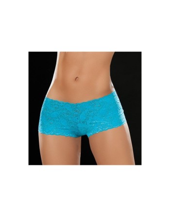 Boyshort dentelle Turquoise 
