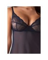 Nightly Blue nuisette et string - Bleu