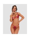 Luise Sublim ensemble ouvert 2 pièces - Rouge