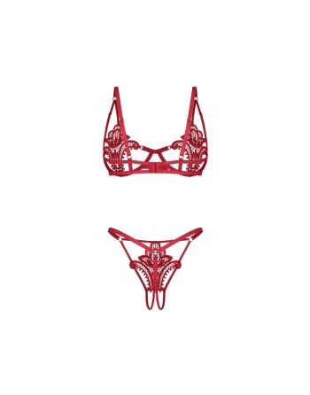 Luise Sublim ensemble ouvert 2 pièces - Rouge