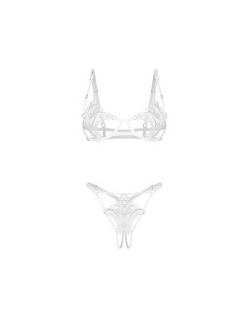 Luise Sublim ensemble ouvert 2 pièces - Blanc