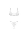Luise Sublim ensemble ouvert 2 pièces - Blanc