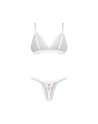 Weddya Bride ensemble de lingerie 3 pièces - Blanc