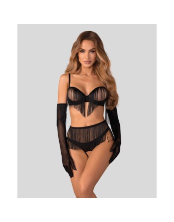 Rossay ensemble ouvert 4 pièces - Noir