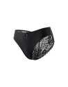 Culotte noire en dentelle avec nœud en satin