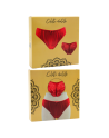Culotte rouge en dentelle avec nœud en satin