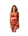 Matildea ensemble lingerie ouvert rouge