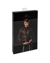 F377 Noirelle Chemise en dentelle boutonnée