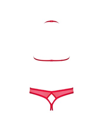 870-SEC-3 Ensemble ouvert 2 pcs - Rouge
