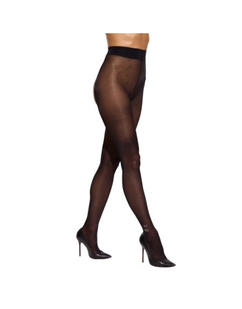 Norless MESS Collants ouverts noir