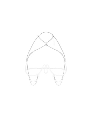 Lustique harnais soutien-gorge blanc PREMIUM