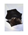 Paire de cache tétons adhésifs étoile pailletée sequin noir 