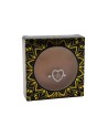 Paire de cache-tétons piercing barre coeur faux diamant peau métisse 