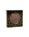 Paire de cache-tétons piercing barre demi-anneau faux diamant peau métisse 