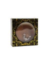 Paire de cache-tétons piercing barre demi-anneau faux diamant peau foncée 