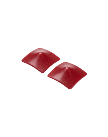 Nipple Métal rouge Cache tétons carré 