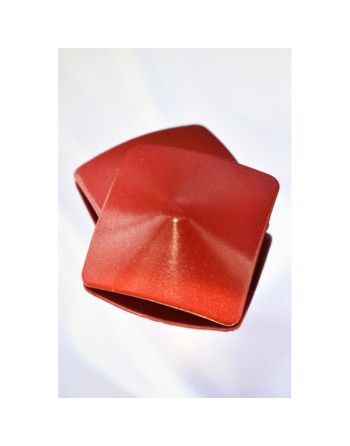 Nipple Métal rouge Cache tétons carré 