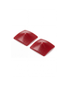 Nipple Métal rouge Cache tétons carré 