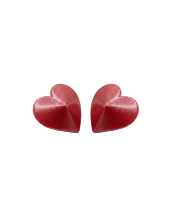 Nipple Métal rouge Cache tétons cœur 