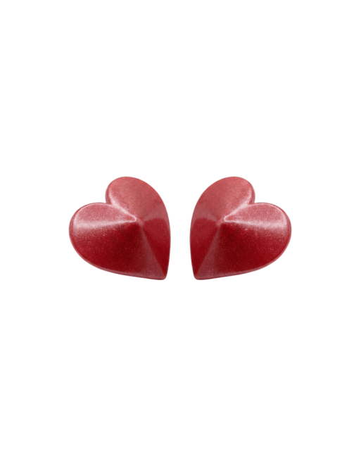Nipple Métal rouge Cache tétons cœur 