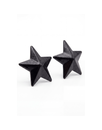 Nipple Métal noir Cache tétons d'étoile 