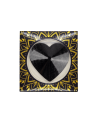 Nipple Métal noir Cache tétons cœur 