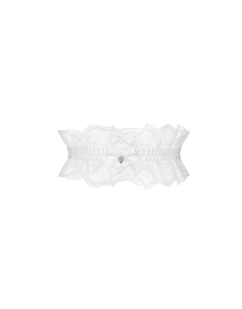 Weddya jarretière blanche