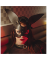 Masque Oreilles Lapin Noir et Gold