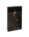 F387 Catsuit transparent noir