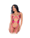 Body en Tulle Brodé Fleuri 