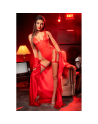 Body sexy en similicuir avec porte-jarretelles 