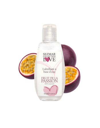 Lubrifiant à base d'eau 100% naturel Fruit de la passion 90ml 