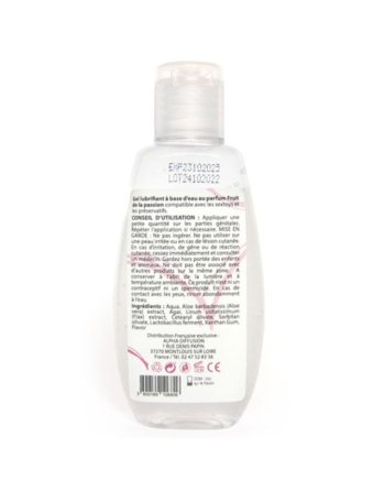 Lubrifiant à base d'eau 100% naturel Fruit de la passion 90ml 