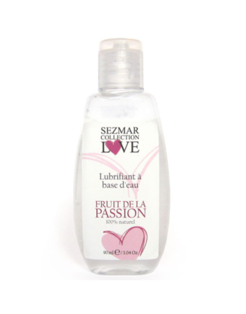 Lubrifiant à base d'eau 100% naturel Fruit de la passion 90ml 