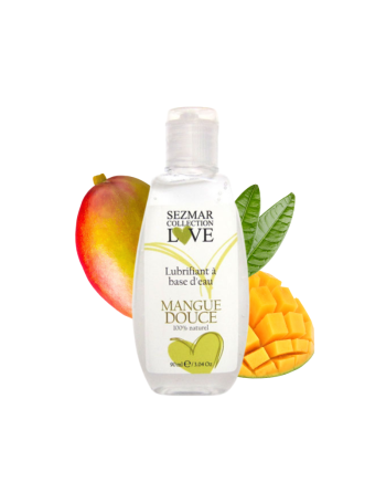Lubrifiant à base d'eau 100% naturel Mangue Douce 90 ml 