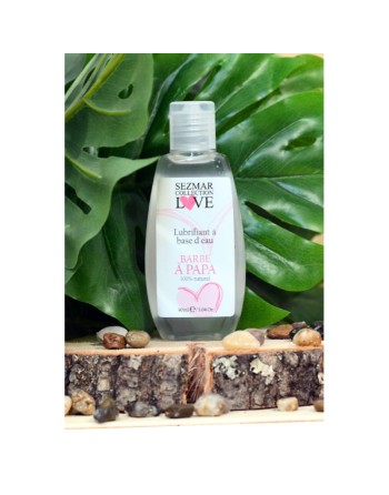 Lubrifiant à base d'eau 100% naturel Barbe à Papa 90 ml 