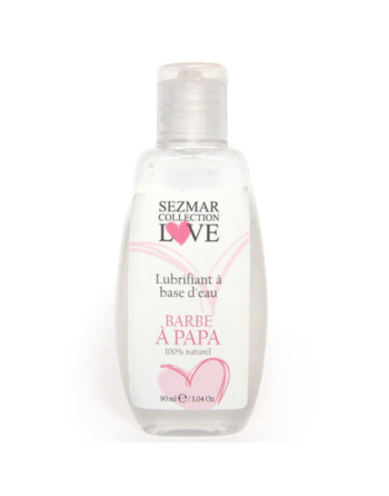 Lubrifiant à base d'eau 100% naturel Barbe à Papa 90 ml 