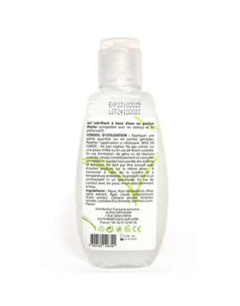 Lubrifiant à base d'eau 100% naturel Mojito 90 ml 