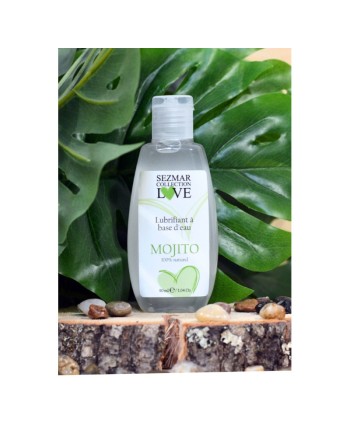 Lubrifiant à base d'eau 100% naturel Mojito 90 ml 