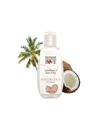 Lubrifiant à base d'eau 100% naturel Noix de Coco 90 ml 