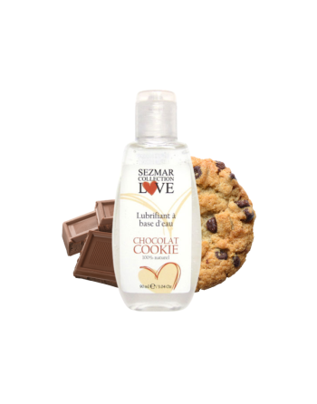 Lubrifiant à base d'eau 100% naturel Chocolat Cookie 90 ml 