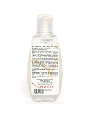 Lubrifiant à base d'eau 100% naturel Chocolat Cookie 90 ml 
