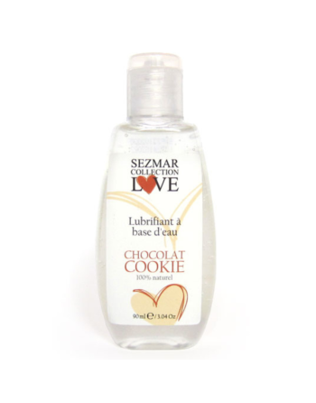 Lubrifiant à base d'eau 100% naturel Chocolat Cookie 90 ml 