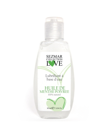 Lubrifiant à base d'eau 100% naturel Menthe poivrée 90 ml 