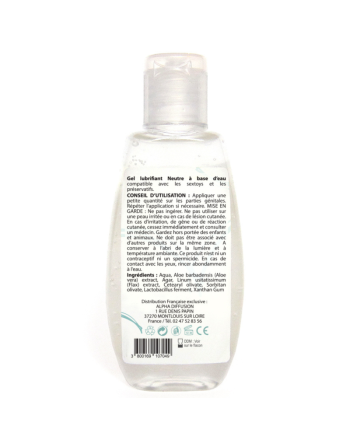 Lubrifiant à base d'eau 100% naturel Neutre 90 ml 