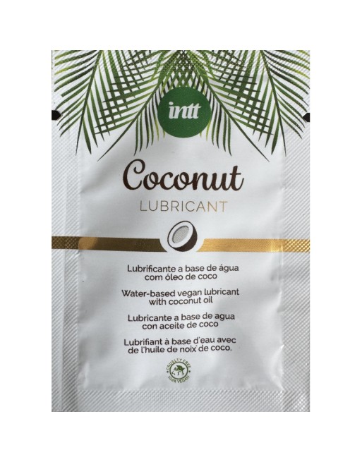 Echantillon Vegan noix de coco lubricant - Lubrifiant base eau 2ml