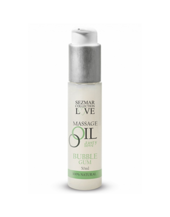 Huile de massage comestible bubble gum 50ml 