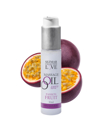 Huile de massage comestible Fruit de la passion 50ml