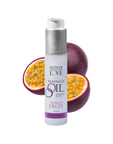 Huile de massage comestible Fruit de la passion 50ml