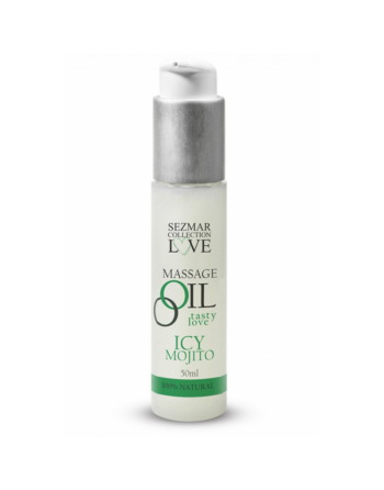 Huile de massage comestible mojito menthe 50ml 